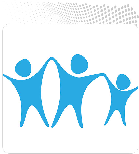 cartoon of people representing customers