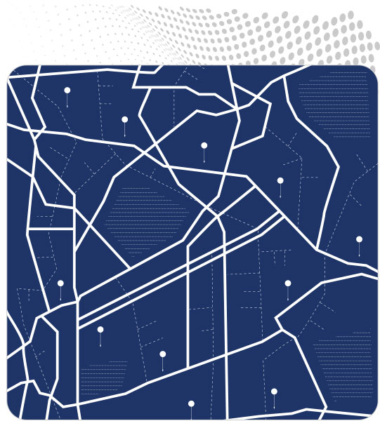 Map of septic and onsite wastewater systems across county parcels