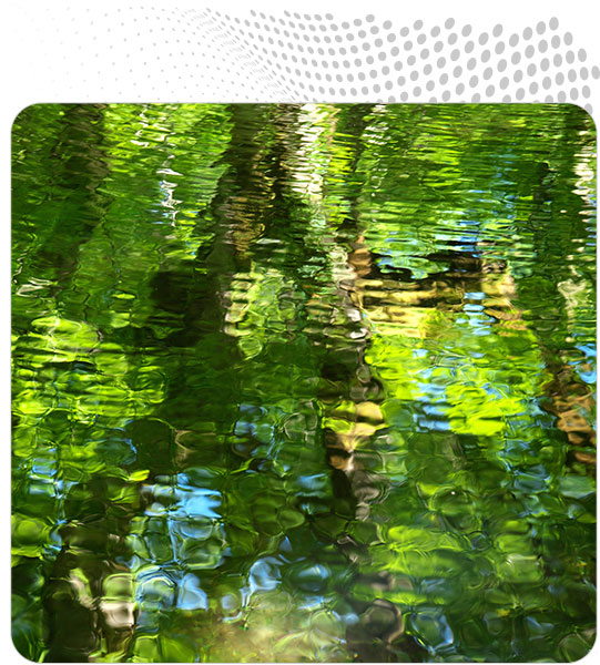 abstract image of Texas environment using water